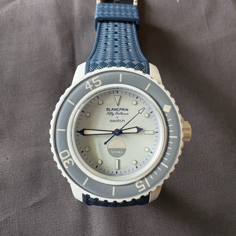 Blancpain Fifty Fathoms Swatch Watch Atlantic Ocean